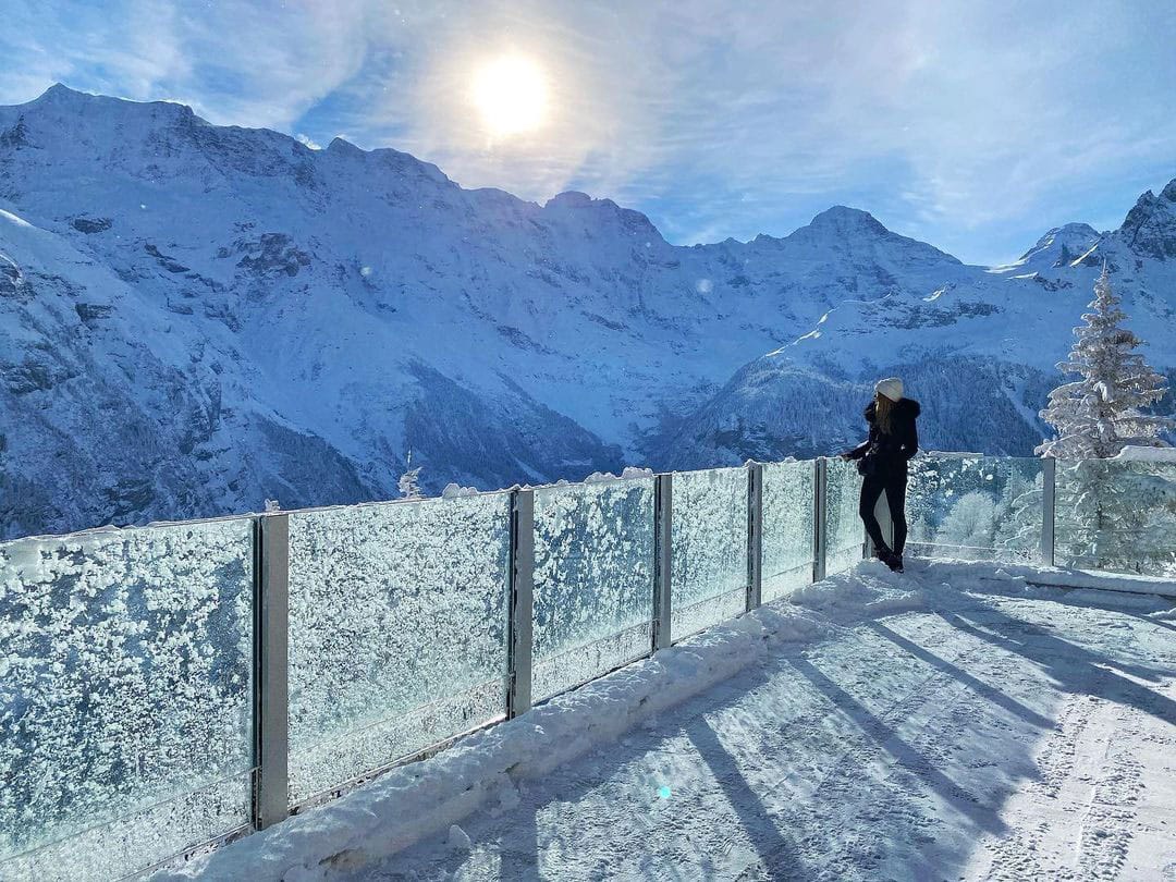 Slide Glass Balkon Windschutz Glass verstellbar winter eis